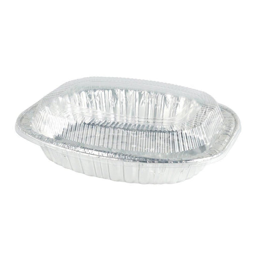 Aluminum Oval Container with Lid