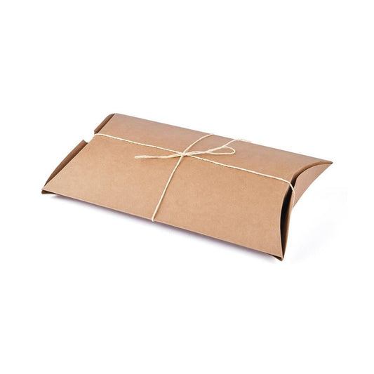 Kraft Pillow Box with Rope