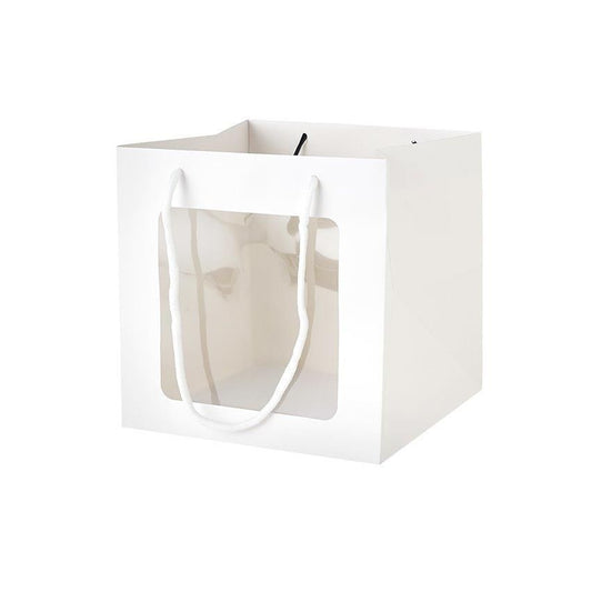 Brown Thick Paper Bag With Window